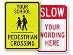 PEDESTRIAN CROSSING SIGN