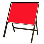 traffic sign board with stand